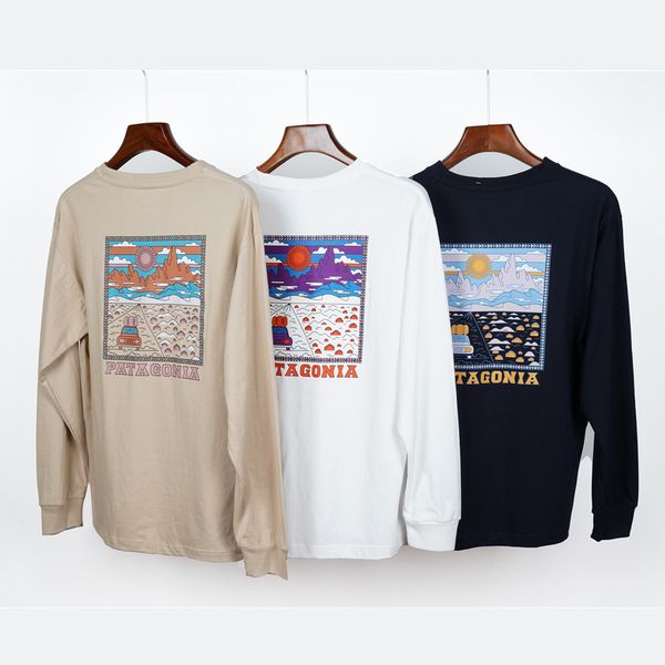patagonia long-sleeve men's t shirt tees clothing autumn and winter models latest men women couple long sleeves, White;black
patagonia long-sleeve men's t shirt tees clothing autumn and winter models latest men women couple long sleeves, White;black