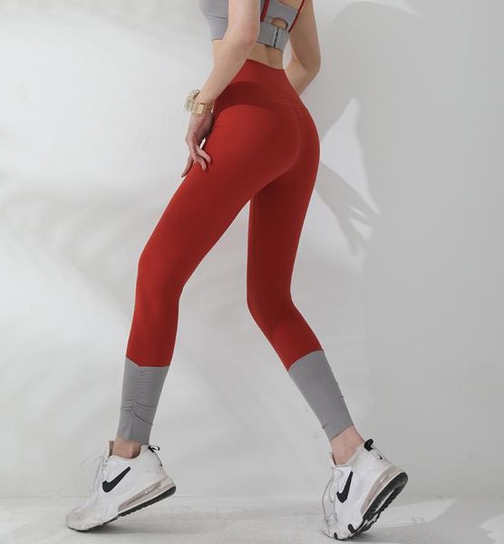 fashion patchwork plicated trouser legs yoga pants women high waist breathable leggings female workout training sports pants, White;red
fashion patchwork plicated trouser legs yoga pants women high waist breathable leggings female workout training sports pants, White;red