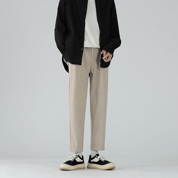 men's suits & blazers 2021 autumn winter men's fashion slim-fit straight trousers male solid color loose casual men woolen suit pan, White;black
men's suits & blazers 2021 autumn winter men's fashion slim-fit straight trousers male solid color loose casual men woolen suit pan, White;black