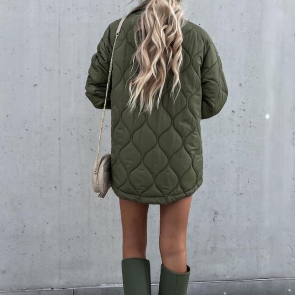 women's jackets thermal stitched pattern inner quilted windproof jacket coat for outdoor, Black;brown
women's jackets thermal stitched pattern inner quilted windproof jacket coat for outdoor, Black;brown