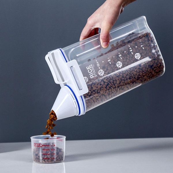 storage bottles & jars kitchen transparent container scale moisture-proof pet food organizer dog sealed box
storage bottles & jars kitchen transparent container scale moisture-proof pet food organizer dog sealed box