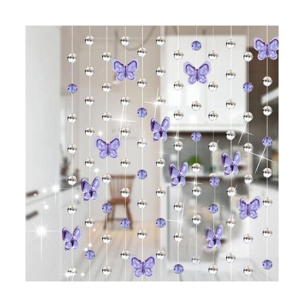 curtain & drapes 1m glass crystal beads chain window passage wedding backdrop violet butterfly 1pcs
curtain & drapes 1m glass crystal beads chain window passage wedding backdrop violet butterfly 1pcs