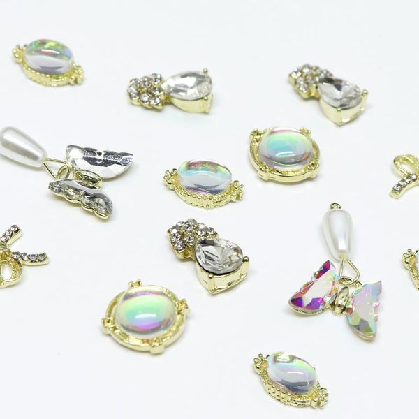 nail art decorations 10p parts butterfly zircon crystal rhinestones for 3d mixed style metal retro luxury nails accessories, Silver;gold
nail art decorations 10p parts butterfly zircon crystal rhinestones for 3d mixed style metal retro luxury nails accessories, Silver;gold