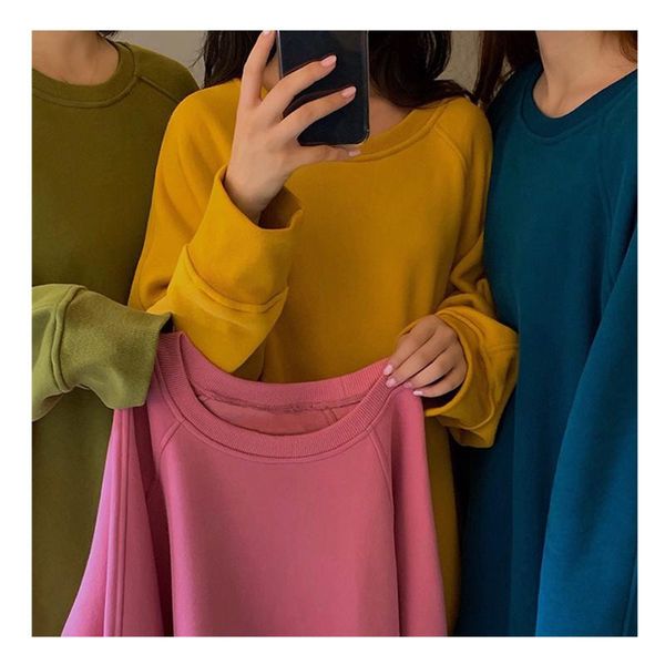 women's hoodies & sweatshirts women autumn thick loose sweatshirt long japan style casual pullover female thicken fleece, Black
women's hoodies & sweatshirts women autumn thick loose sweatshirt long japan style casual pullover female thicken fleece, Black