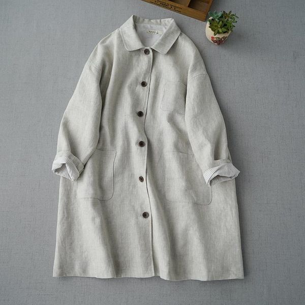 women's trench coats special linen thin windbreaker coat autumn clothing simple loose cardigan double robe, Tan;black
women's trench coats special linen thin windbreaker coat autumn clothing simple loose cardigan double robe, Tan;black