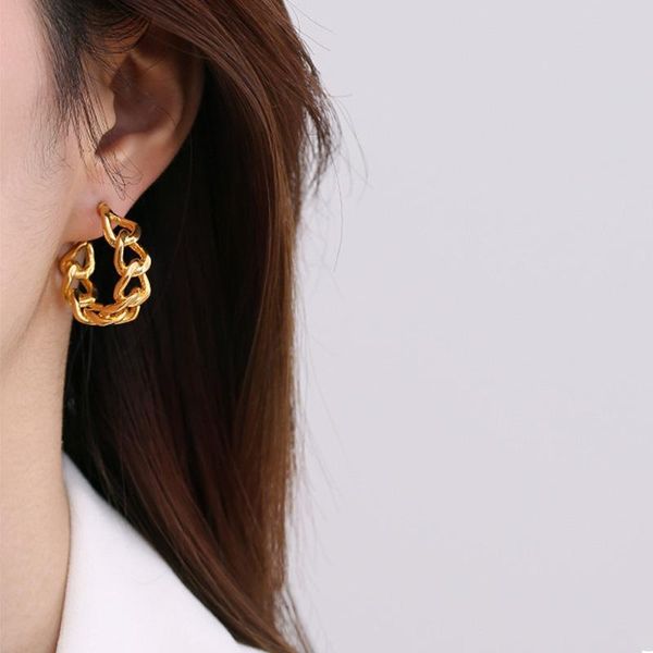 dangle & chandelier trendy hollow chain hoop designer earrings for women gothic geometric gold punk statement circle wedding party jewelry, Silver
dangle & chandelier trendy hollow chain hoop designer earrings for women gothic geometric gold punk statement circle wedding party jewelry, Silver