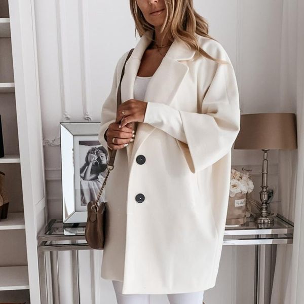 women's wool & blends woman artificial elegant blend coat slim female long outerwear jacket, Black
women's wool & blends woman artificial elegant blend coat slim female long outerwear jacket, Black
