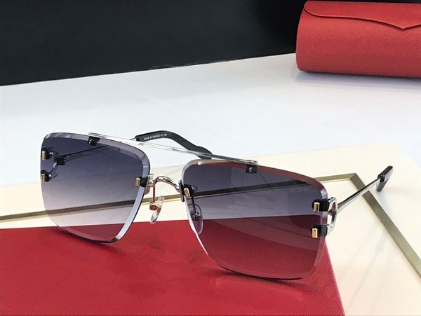 2021 fashion sports designer sunglasses square glasses rimless sunglasses for men and women gold and silver metal-framed glasses, Black
2021 fashion sports designer sunglasses square glasses rimless sunglasses for men and women gold and silver metal-framed glasses, Black