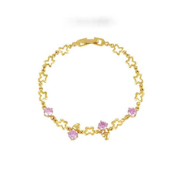 link, chain jewelry faux gold fashion simple zircon japanese and korean bracelet factory wholesale female, Black
link, chain jewelry faux gold fashion simple zircon japanese and korean bracelet factory wholesale female, Black