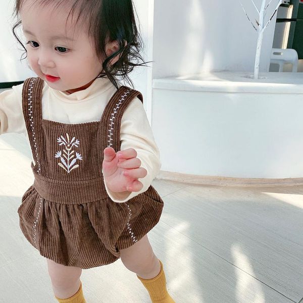 clothing sets toddler baby girls suit korean style spring autumn infant long sleeve cotton t-shirt corduroy romper, White
clothing sets toddler baby girls suit korean style spring autumn infant long sleeve cotton t-shirt corduroy romper, White