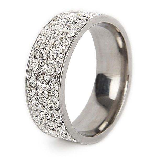 cluster rings titanium for men band simulated diamonds wedding #5, Golden;silver 
cluster rings titanium for men band simulated diamonds wedding #5, Golden;silver
