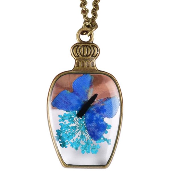 pendant necklaces dried flower butterfly glass resin women necklace chain for choker charm jewelry, Silver
pendant necklaces dried flower butterfly glass resin women necklace chain for choker charm jewelry, Silver