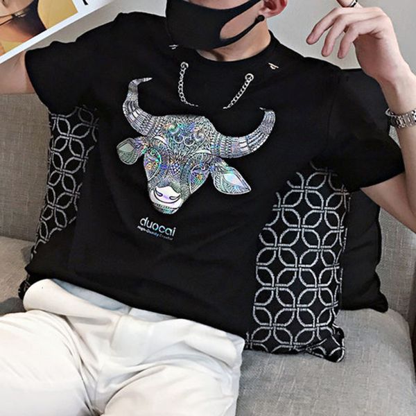 new ox head tshirt for men social short sleeve t-shirt men's 2021 black white tee shirt homme harajuku summer r clothing ar8o, White;black
new ox head tshirt for men social short sleeve t-shirt men's 2021 black white tee shirt homme harajuku summer r clothing ar8o, White;black