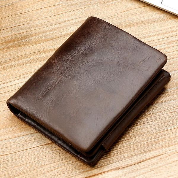 wallets men's wallet real cowhide zipper coin purse short men retro genuine leather bag holder male three fold, Red;black
wallets men's wallet real cowhide zipper coin purse short men retro genuine leather bag holder male three fold, Red;black