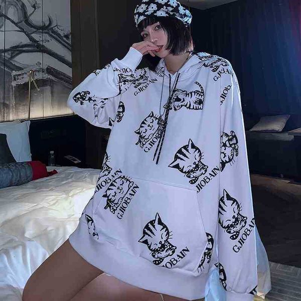 cedy trendy fall ins hip hop trend manyin bear print loose fitting men's and women's sweater, Black
cedy trendy fall ins hip hop trend manyin bear print loose fitting men's and women's sweater, Black