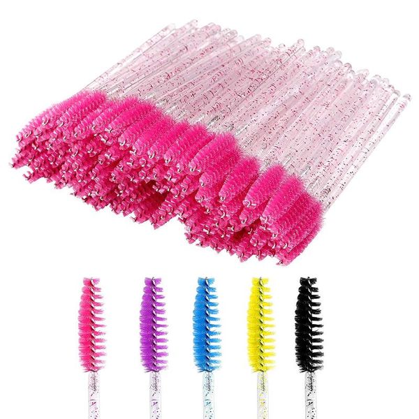 makeup brushes disposable 50 pcs/pack crystal eyelash brush diamond handle mascara wands extension tool
makeup brushes disposable 50 pcs/pack crystal eyelash brush diamond handle mascara wands extension tool