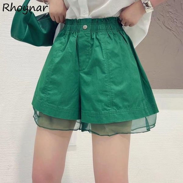 women's shorts women solid high waist all-match fashion gauze loose leisure wide leg female summer simple streetwear retro korean style, White;black
women's shorts women solid high waist all-match fashion gauze loose leisure wide leg female summer simple streetwear retro korean style, White;black