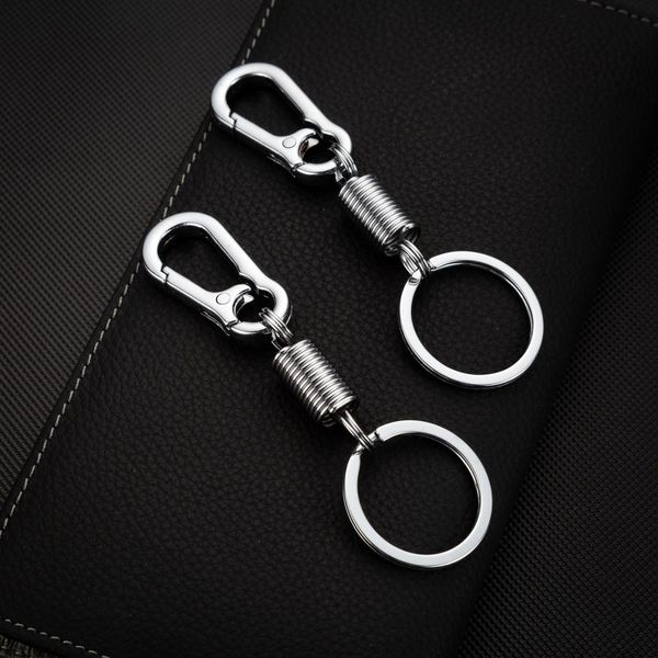 new fashion man woman lovers spring keychain cute couple's black silver car key chain for wholesale
new fashion man woman lovers spring keychain cute couple's black silver car key chain for wholesale
