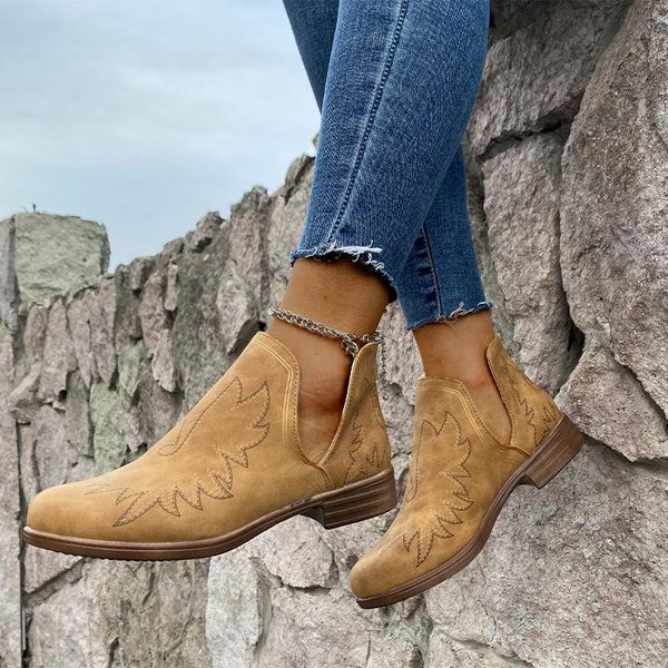 boots women leather ankle women's print short female slip on shoes woman casual footwear ladies sewing round toe low heels, Black
boots women leather ankle women's print short female slip on shoes woman casual footwear ladies sewing round toe low heels, Black