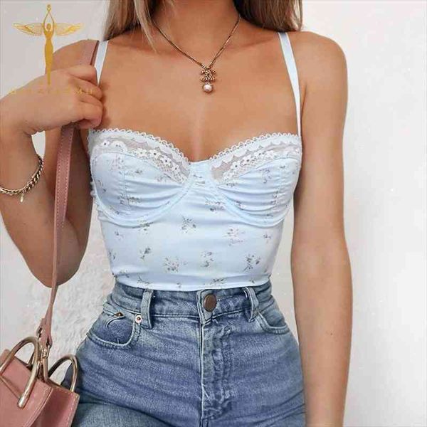 lace patchwork floral print sling crop sleeveless women tight strap backless camis vintage streetwear female corset top, White
lace patchwork floral print sling crop sleeveless women tight strap backless camis vintage streetwear female corset top, White