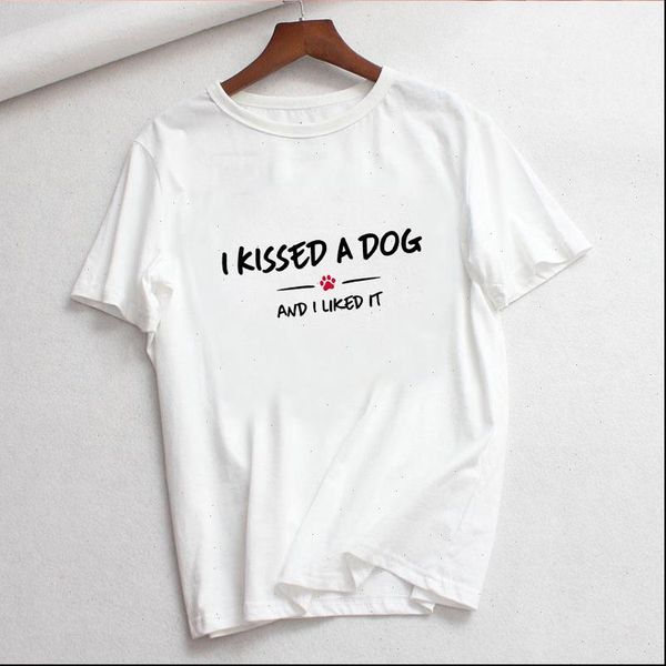 womens t shirts women shirt funny dog paw print girls tshirts i kissed a and loved it letter simple white
womens t shirts women shirt funny dog paw print girls tshirts i kissed a and loved it letter simple white