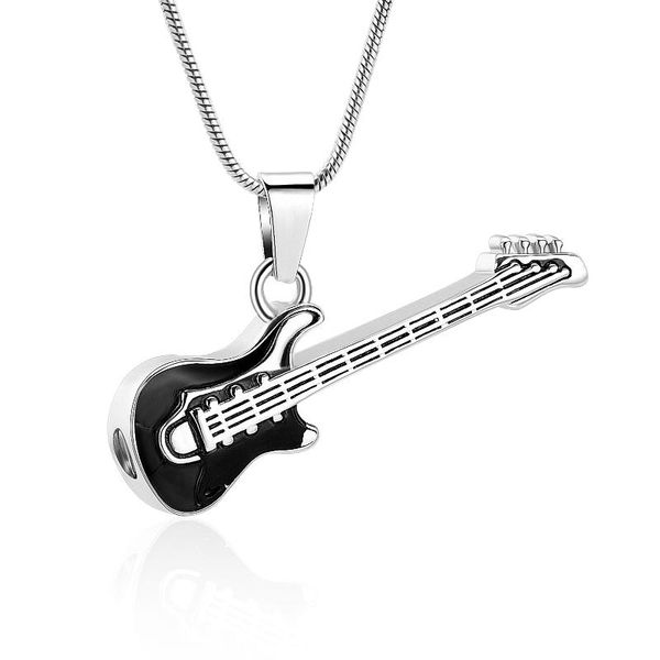chains electronic guitar cremation jewelry urn pendant for ashes music instrument memorial necklace keepsake, Silver
chains electronic guitar cremation jewelry urn pendant for ashes music instrument memorial necklace keepsake, Silver