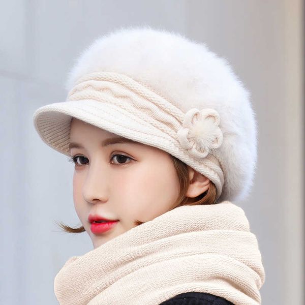 hat female autumn and winter korean knitted hat warm beret wool fashion thickened ear protection rabbit hair, Blue;gray
hat female autumn and winter korean knitted hat warm beret wool fashion thickened ear protection rabbit hair, Blue;gray