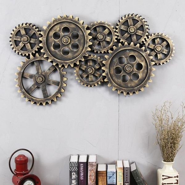 decorative objects & figurines retro industrial wind gear three-dimensional wall decoration bar net cafe pendant room decor
decorative objects & figurines retro industrial wind gear three-dimensional wall decoration bar net cafe pendant room decor
