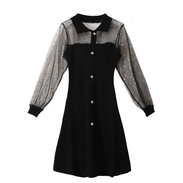 light luxury age spring new wear foreign large size reduction women's hepburn style fat sister show thin cover meat knitted dress, Black;gray
light luxury age spring new wear foreign large size reduction women's hepburn style fat sister show thin cover meat knitted dress, Black;gray
