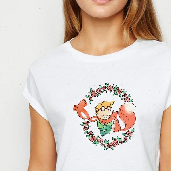 oversize young prince and fox tshirt summer vestidos t shirt women cute graphic printing tee round neck t shirts, White
oversize young prince and fox tshirt summer vestidos t shirt women cute graphic printing tee round neck t shirts, White