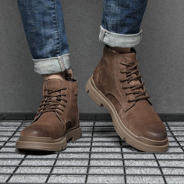 winter/ spring insulated suede leather boots for men casual keep warm antiskid outdoor men shoes furry daily sneakers, Black;white
winter/ spring insulated suede leather boots for men casual keep warm antiskid outdoor men shoes furry daily sneakers, Black;white