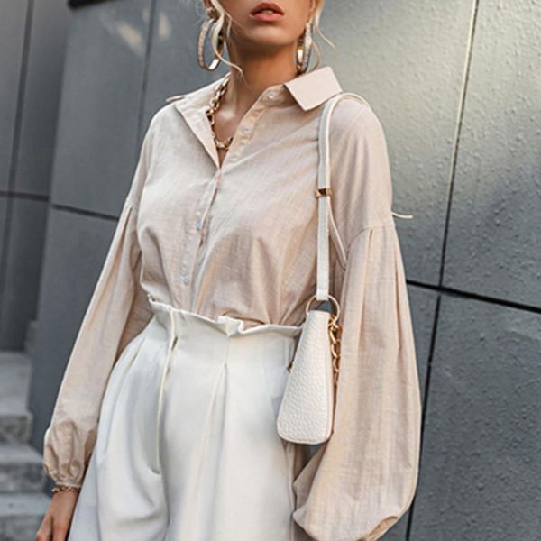 women's blouses & shirts 2021 solid bubble sleeve elegant woman shirt retro bottoming spring summer causal female fashion loose short l, White
women's blouses & shirts 2021 solid bubble sleeve elegant woman shirt retro bottoming spring summer causal female fashion loose short l, White