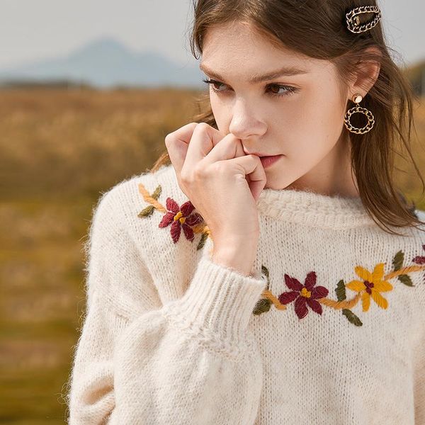 women's sweaters shzq lazy sweater autumn and winter 2021 long sleeve korean loose pullover round neck, White;black
women's sweaters shzq lazy sweater autumn and winter 2021 long sleeve korean loose pullover round neck, White;black