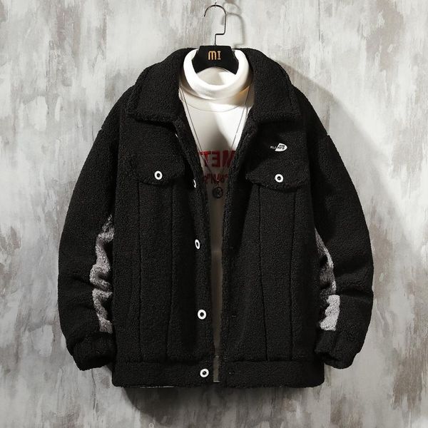 men's wool & blends big pocket military army jacket winter for men turn-down collar fashion hip hop jackets streetwear loose parka coat, Black
men's wool & blends big pocket military army jacket winter for men turn-down collar fashion hip hop jackets streetwear loose parka coat, Black