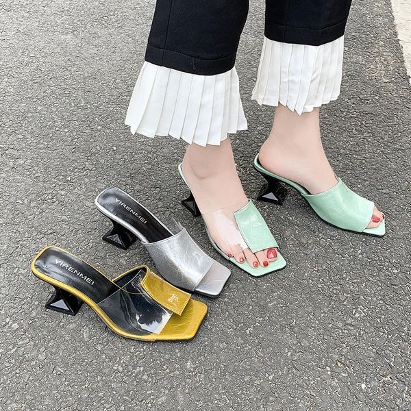 shoes square heel woman's slippers female mule slides fashion heeled mules block 2021 summer luxury soft high rubber pu rome, Black
shoes square heel woman's slippers female mule slides fashion heeled mules block 2021 summer luxury soft high rubber pu rome, Black