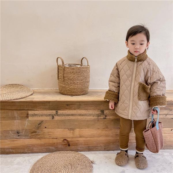 jackets girls baby's kids coat jacket outwear 2021 splicing thicken velvet winter autumn cotton cardigan children's clothing, Blue;gray
jackets girls baby's kids coat jacket outwear 2021 splicing thicken velvet winter autumn cotton cardigan children's clothing, Blue;gray