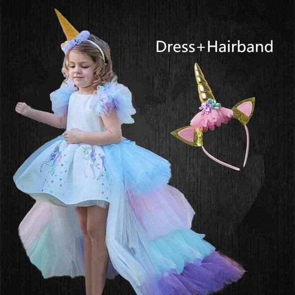 long tail unicorn dress for girls birthday party dress elegant baby girl princess carnival costume hairband pastel rainbow gown, Red;yellow
long tail unicorn dress for girls birthday party dress elegant baby girl princess carnival costume hairband pastel rainbow gown, Red;yellow