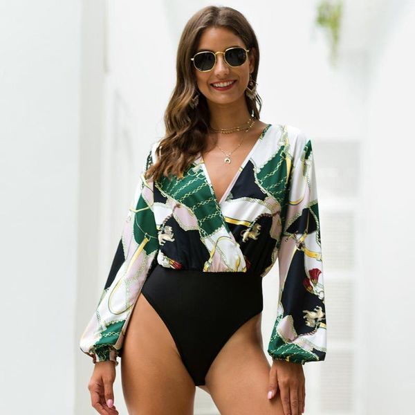 women's jumpsuits & rompers women long sleeve v neck blouse autumn printing colours bodycon slim stretch blouses female blusas, Black;white
women's jumpsuits & rompers women long sleeve v neck blouse autumn printing colours bodycon slim stretch blouses female blusas, Black;white