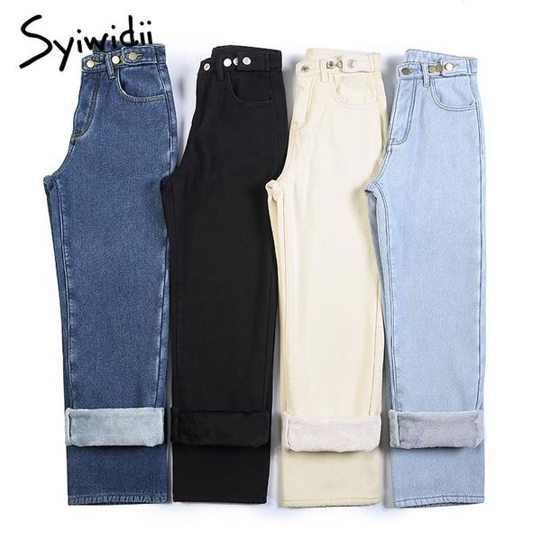 women's jeans straight woman plus size high waist fleece boyfriend for women mom velvet button 2021 autumn winter warm black, Blue
women's jeans straight woman plus size high waist fleece boyfriend for women mom velvet button 2021 autumn winter warm black, Blue