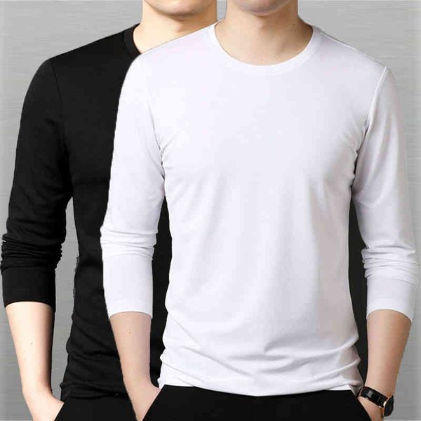 trendy t-shirt pure cotton round neck long sve bottomed shirt 2021 autumn and winter new men's large loose t-shirt top, White;black
trendy t-shirt pure cotton round neck long sve bottomed shirt 2021 autumn and winter new men's large loose t-shirt top, White;black