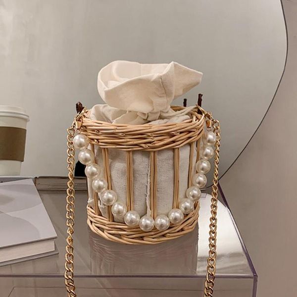pearl elegant female tote bag 2021 summer new straw women's designer handbag chain shoulder messenger bag banquet
pearl elegant female tote bag 2021 summer new straw women's designer handbag chain shoulder messenger bag banquet