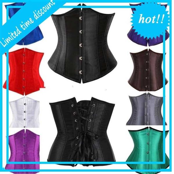 women's lace up boned brocade waist training underbust corsets plus size red blue pink brown beige black white green purple 7055
women's lace up boned brocade waist training underbust corsets plus size red blue pink brown beige black white green purple 7055