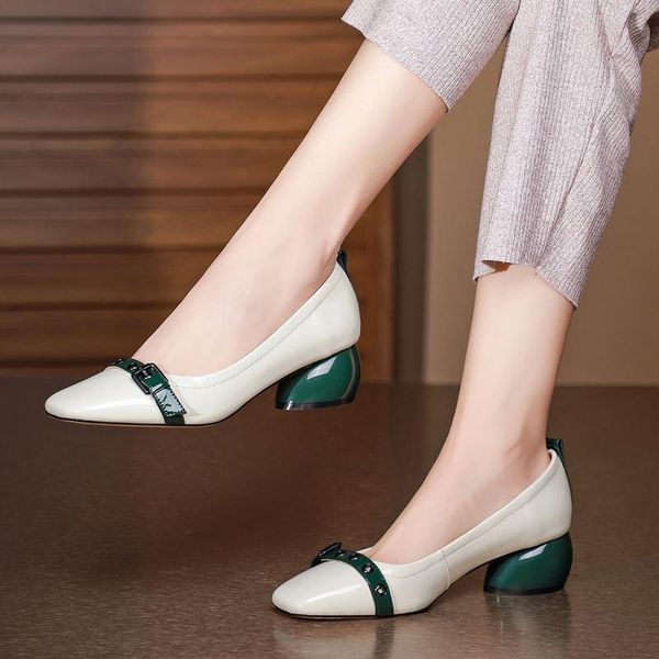 size 34-42 real genuine leather high heels comfortable street fashion leisure non-slip women kitten heels shoes high heel shoes, Black
size 34-42 real genuine leather high heels comfortable street fashion leisure non-slip women kitten heels shoes high heel shoes, Black