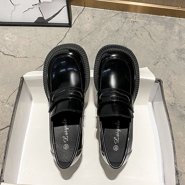 dress shoes black punk platform loafers women round toe high heels pumps thick heel british style zwev
dress shoes black punk platform loafers women round toe high heels pumps thick heel british style zwev
