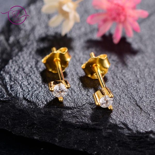 stud gold small three prongs earring 925 sterling silver inlaid shining zircon for women wedding party gift jewelry, Golden;silver
stud gold small three prongs earring 925 sterling silver inlaid shining zircon for women wedding party gift jewelry, Golden;silver