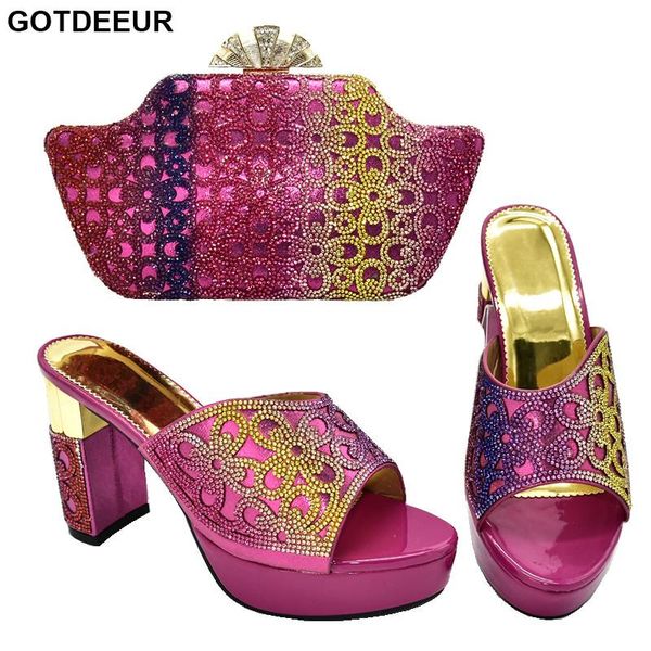 dress shoes latest design african wedding and bag set decorated with rhinestone high heel women bags for party, Black
dress shoes latest design african wedding and bag set decorated with rhinestone high heel women bags for party, Black