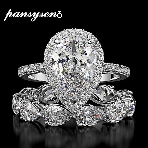 cluster rings pansysen brand radiant cut created moissanite diamond wedding ring sets solid 925 sterling silver jewelry for women, Golden;silver
cluster rings pansysen brand radiant cut created moissanite diamond wedding ring sets solid 925 sterling silver jewelry for women, Golden;silver