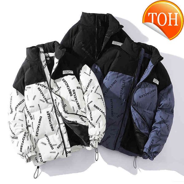 white fashion winter 2021 men's duck down jacket korean version of the trend thickening casual youth cotton coat, Black
white fashion winter 2021 men's duck down jacket korean version of the trend thickening casual youth cotton coat, Black
