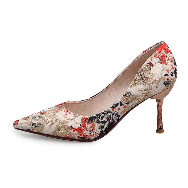 dlek grandiose women high heel shoes spring pointed toe flash gold thin heel fashion shallow eva female shoe, Black
dlek grandiose women high heel shoes spring pointed toe flash gold thin heel fashion shallow eva female shoe, Black