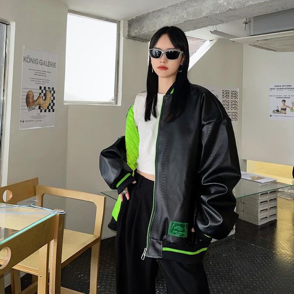 women's leather & faux japanese streetwear pu jacket women 2021 autumn harajukiu motorcycle black windbreaker korean biker
women's leather & faux japanese streetwear pu jacket women 2021 autumn harajukiu motorcycle black windbreaker korean biker
